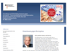 Tablet Screenshot of gemeinsam-gegen-korruption.de
